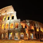 Il Colosseo illuminato