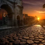 Passeggiata romantica a Roma